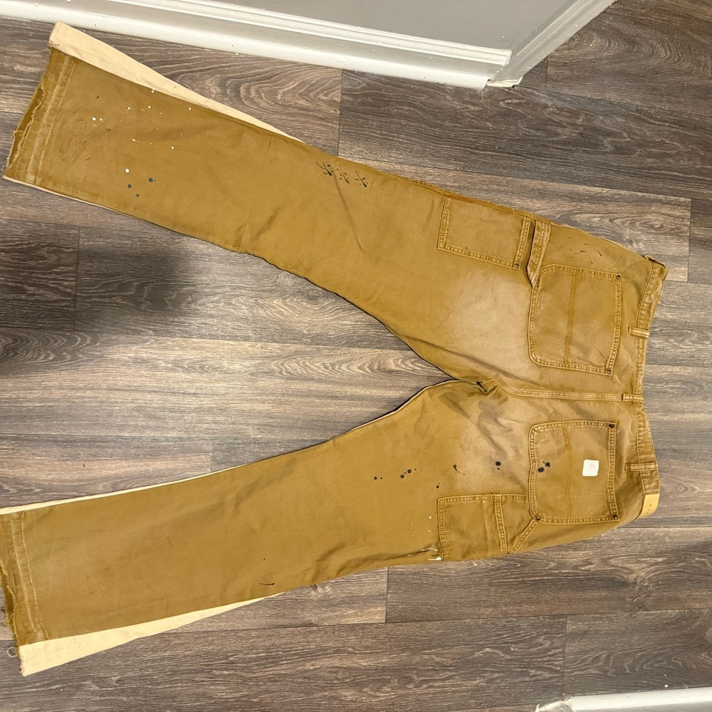 MNML Brown Relaxed Pants with Smooth Texture